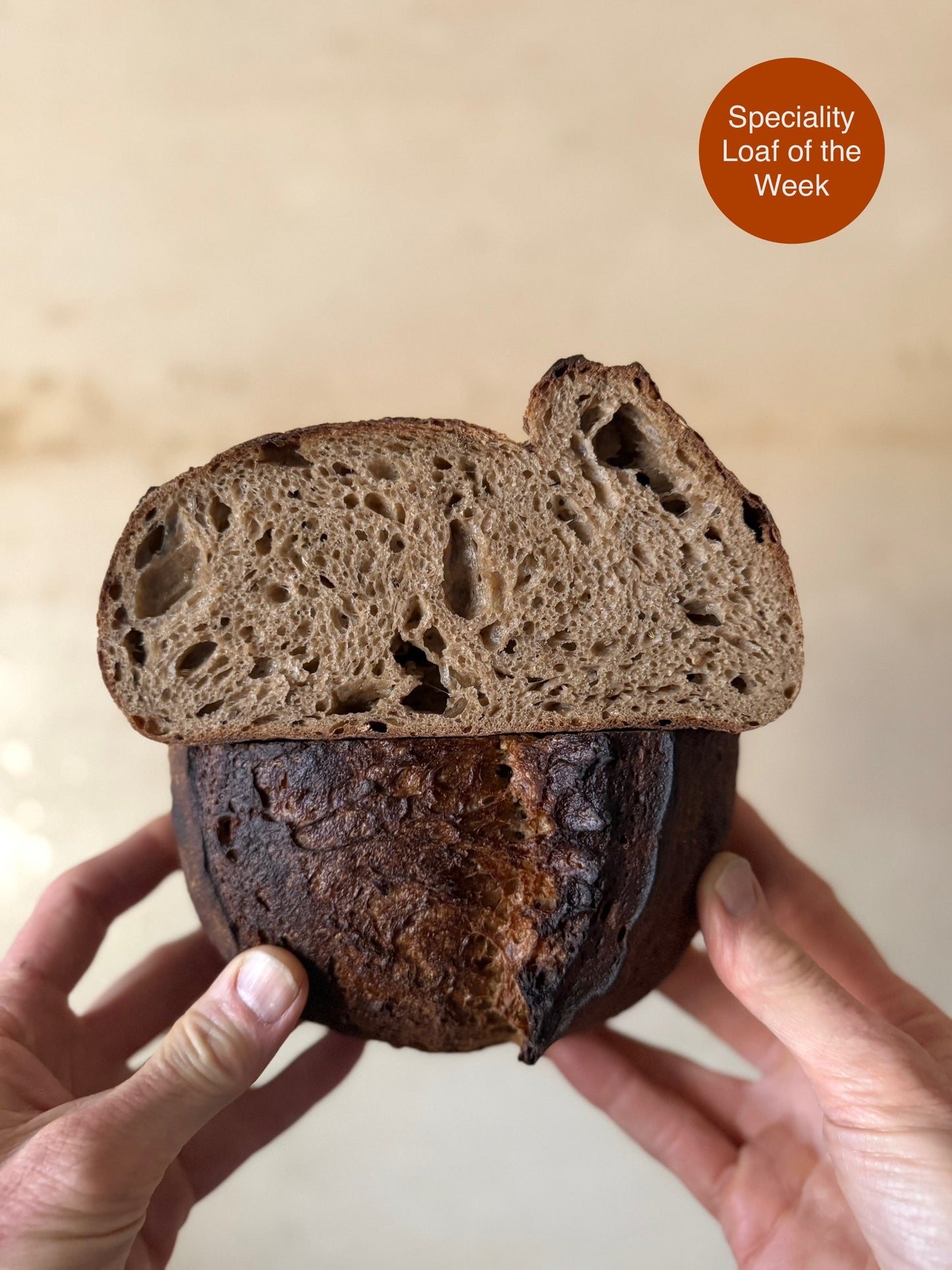 Light Rye Sourdough with Caraway, Coriander & Fennel Seeds 850g